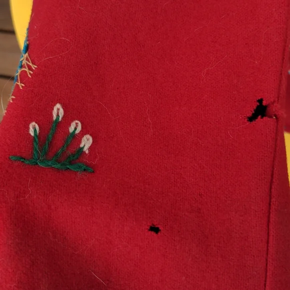 Handmade embroidered vintage wool blazer from Mexico. 40s/50s - Picture 10 of 10